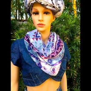 NEW TRIBAL GEO SCARF